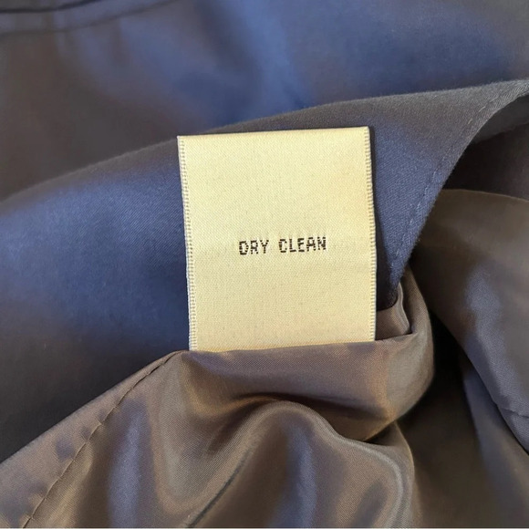 Talbots Women 10 Petite Navy Single Breasted Blazer Jacket Cotton Blend Stretch - Picture 5 of 9